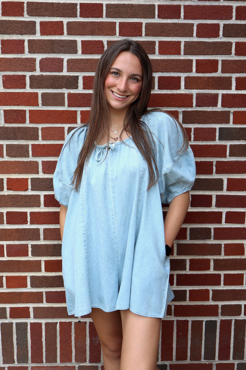 Peachy Jean Romper