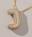 CZ Initial Necklace