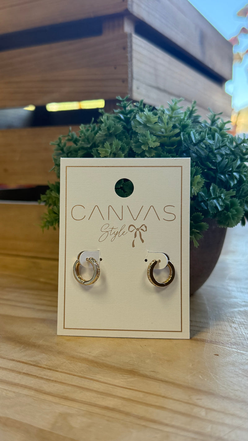 Blakely Mini Huggies Earrings