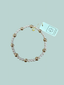 Pearl Sincerity Pattern 4mm Bead Bracelet - 6mm