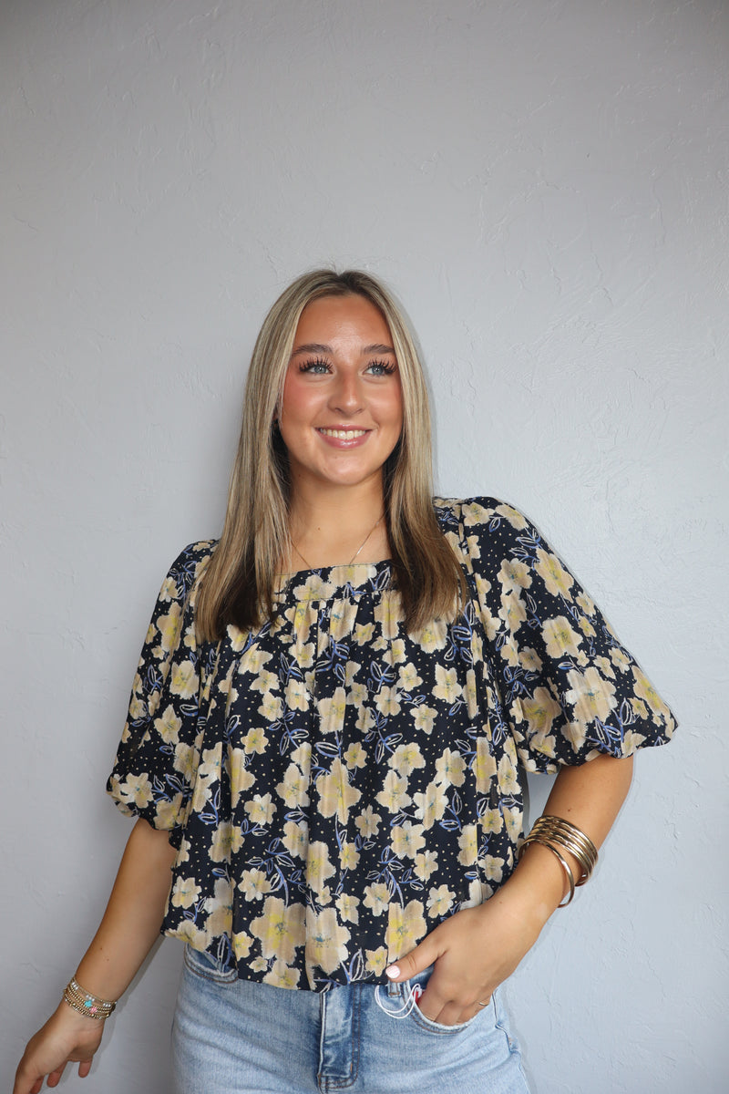 Annie Floral Top