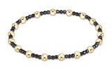 Sincerity Faceted Hematite 2mm Bracelet