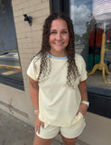 Harley Yellow Ribbed Set