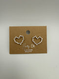Open Heart Earrings