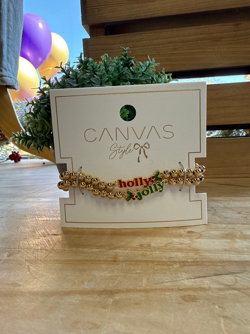 Holly Jolly Bracelet Set