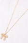 Lohan Pearl Bow Necklace