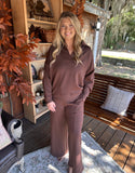 Cocoa V-neck Scuba Set