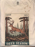 Deer Season Stamp Tee Shirt