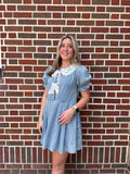 Eva Bow Lace Dress