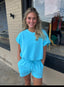Amber Light Blue Solid Set