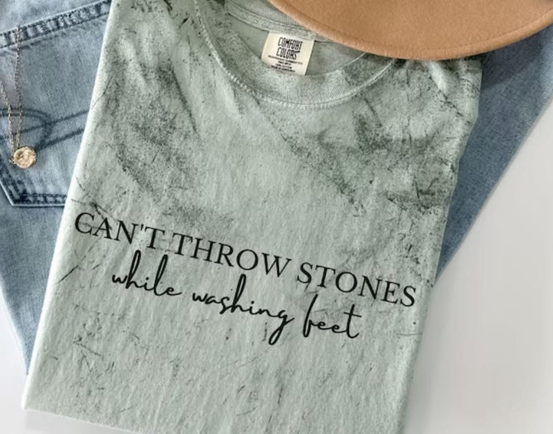 Can’t Throw Stone While Washing Feet