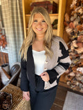 Tracy Patterned Striped Sweater