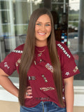 FSU Sequin Spirit Tee