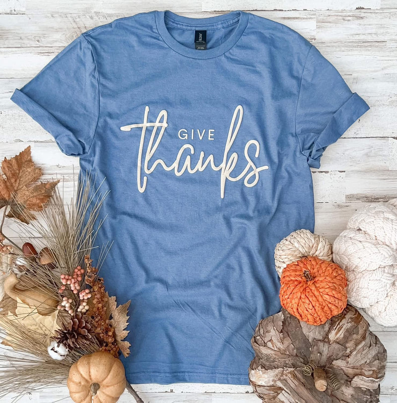 Give Thanks Puff Tshirt