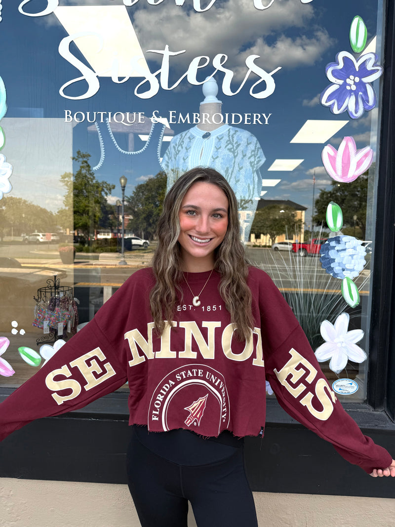 FSU Cropped Sweatshirt