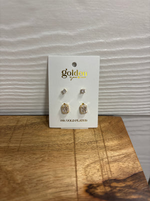 Birth Stone Earring Set