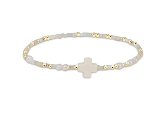 Hope Unwritten Signature Cross Bracelet