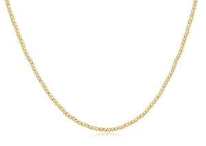 17” Choker Classic Gold 2mm bead