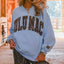 Light Blue Bottomland Lulu Mac Sweatshirt - Adult