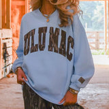 Light Blue Bottomland Lulu Mac Sweatshirt - Adult