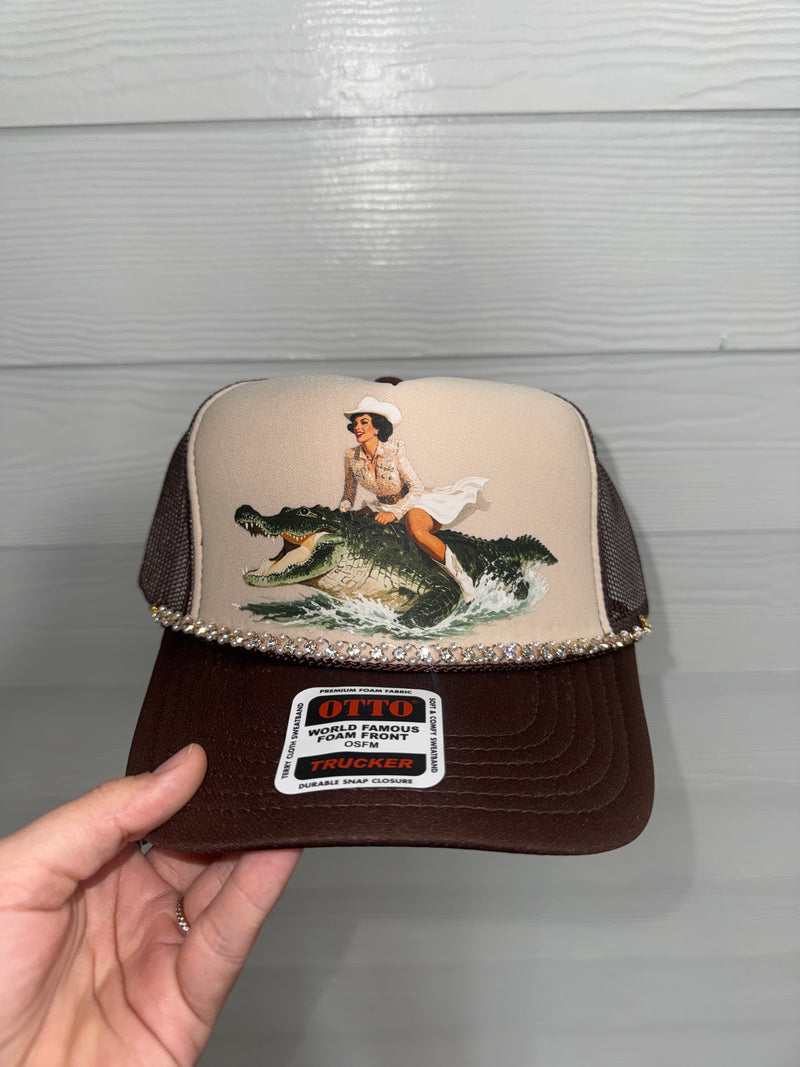 Gator Girl Trucker Hat