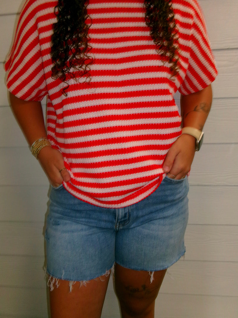 Haidyn Distressed A-Line Shorts