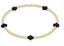 Signature Cross Small Gold Pattern 2mm Bead Bracelet