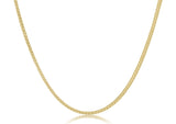 17" Choker Herringbone Chain - Gold