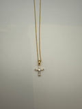Glass Cross Necklace ￼