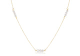 17” Choker Joy Simplicity Chain Gold-3mm Pearl