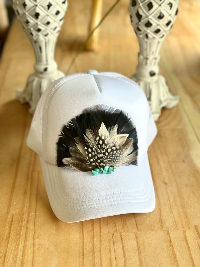 Old South - American Feather Trucker Hat – Pearls and Chicks Boutique