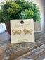 Crystal & Pearl Bow Earrings