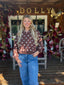 Sienna Polka Dot Half Zip Pullover