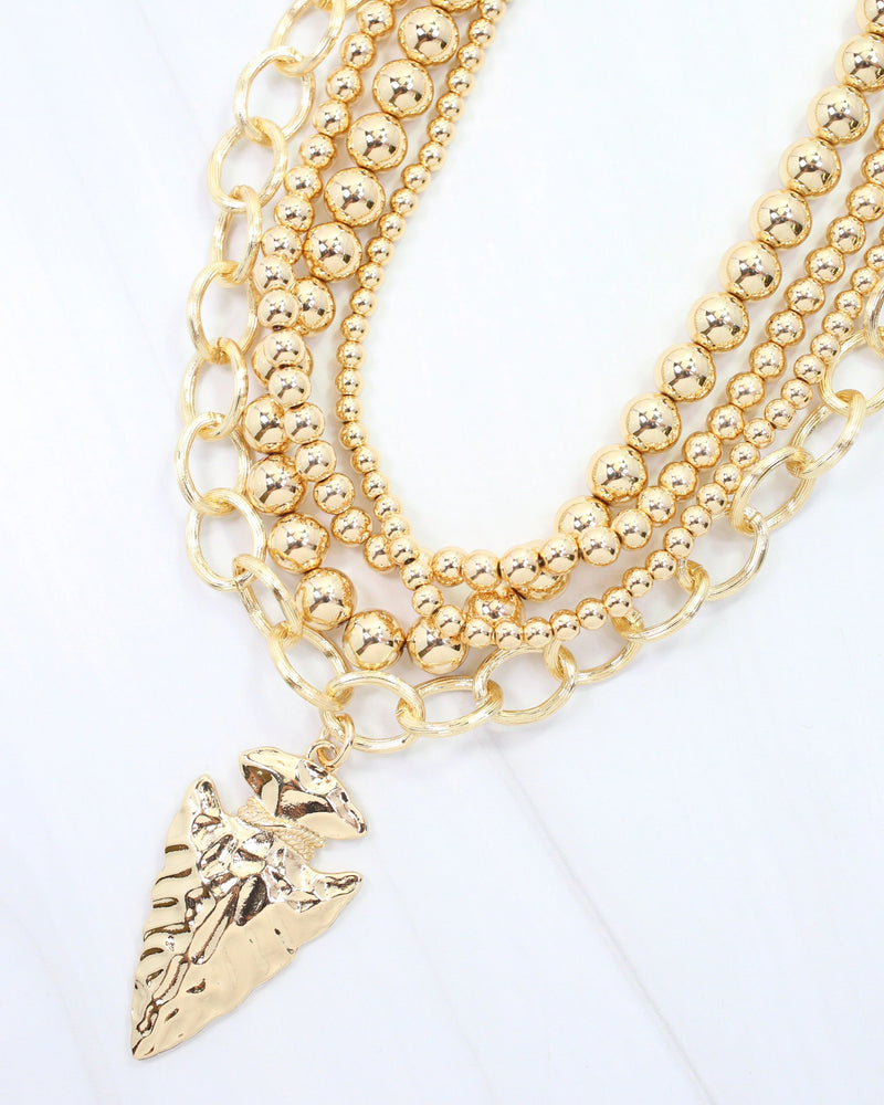 Bree Beaded Layered Necklace