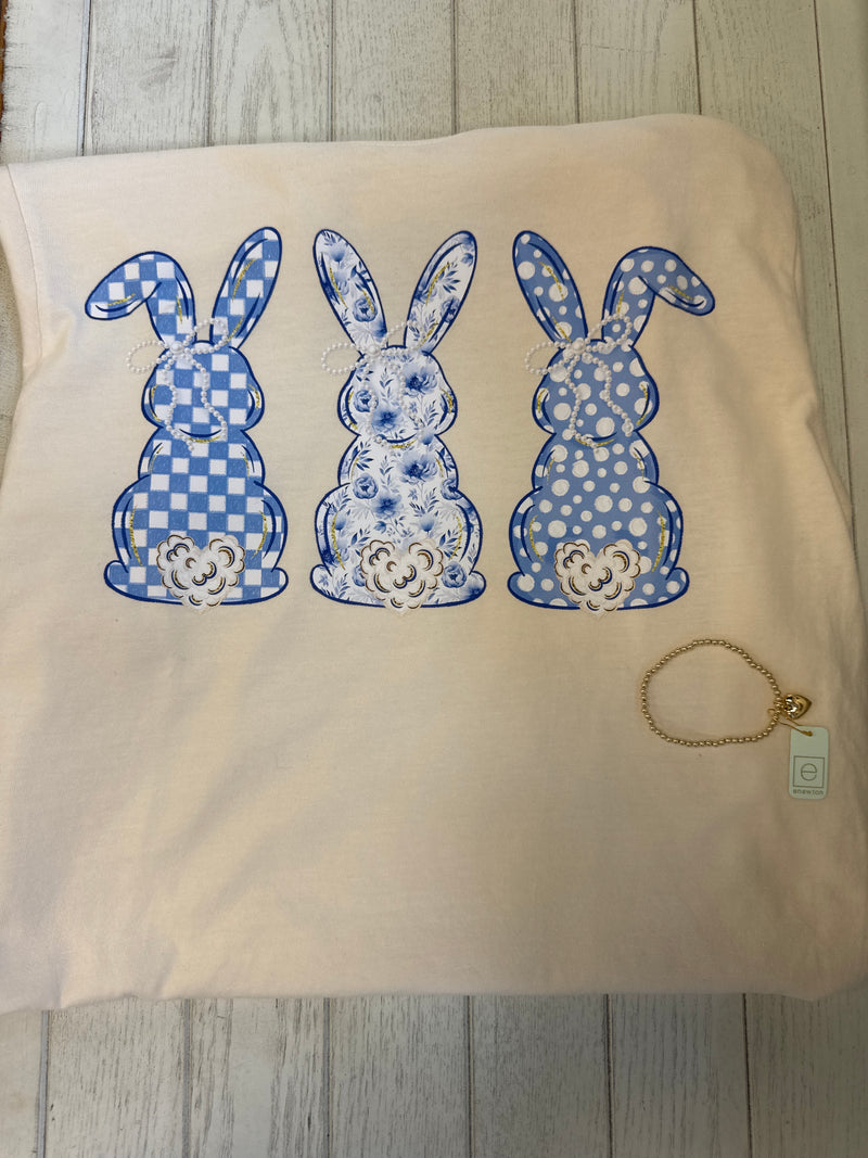 3 Bunny Pattern Tshirt