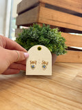 Flower Bow Earrings