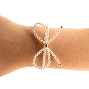 Pearl Bow Bracelet