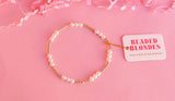 ILY Pearl Bracelet Gold Extend