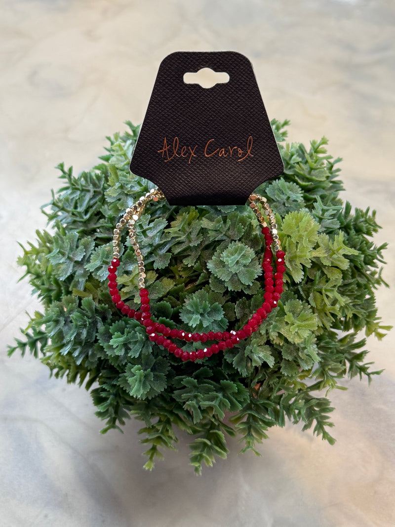 Mini Half & Half Beaded Bracelet