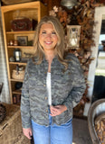 Camo Button Up Jacket