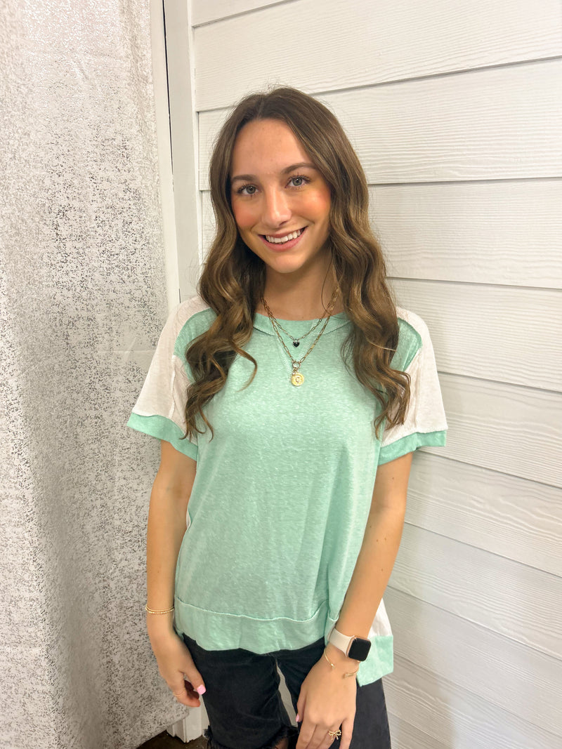 Lola Mint Shortsleeve Tee