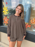 Loralie Striped Long Sleeve Set