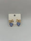 Toile Heart Drop Earrings