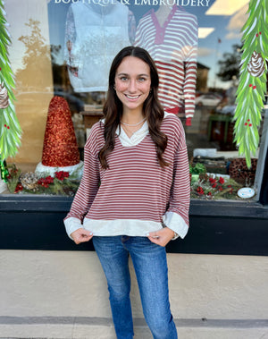 Donner Striped Pullover