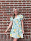 Floral Mint Ruffle Dress