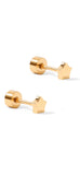 Screwback Stud Earrings- Lennon Star