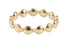 Honesty Gold Grateful Pattern 10mm bead bracelet