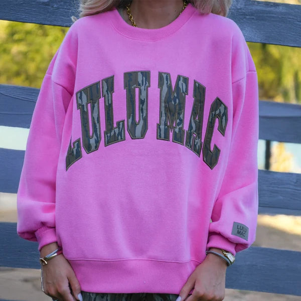 Pink Bottomland Lulu Mac Sweatshirt - Adult