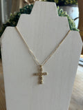 Roxton CZ Cross Necklace