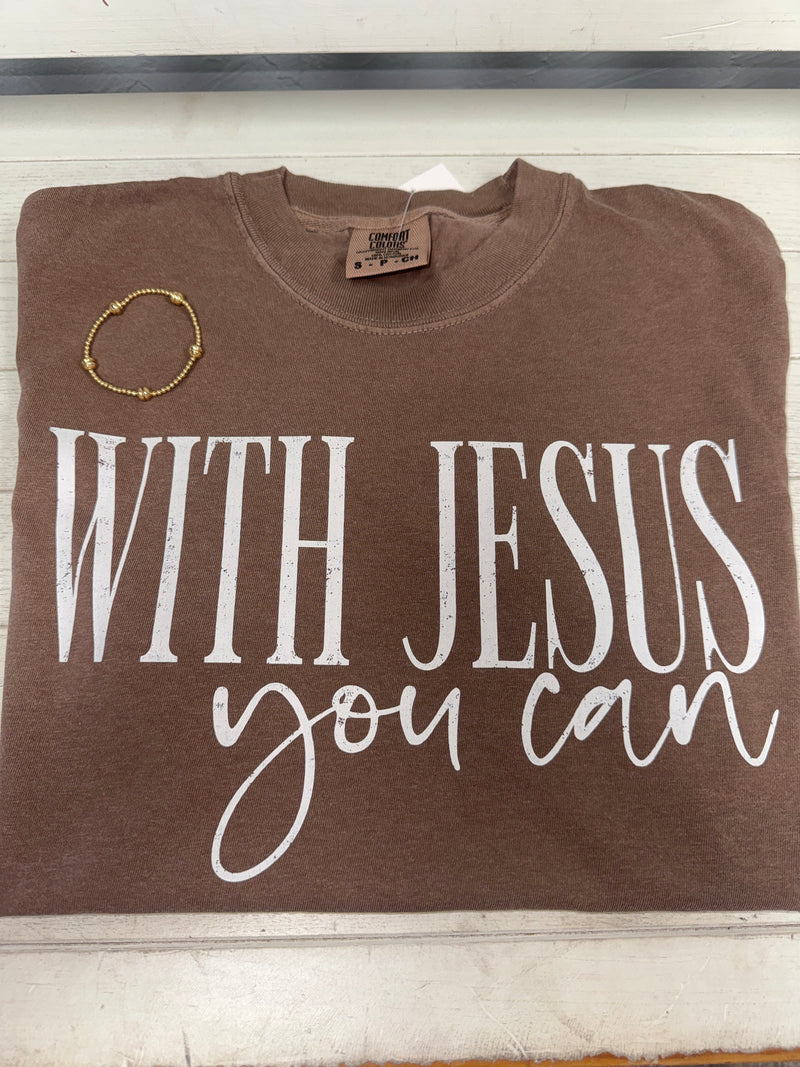 With Jesus You Can Tee